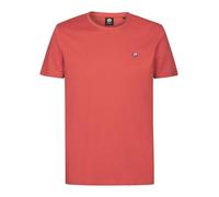 Petrol Industries Herren T-Shirt Basic Logo - Rundhals - Kurzarm - Baumwolle - Herrenbekleidung - Rosa - XL