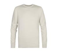 Petrol Industries Herren Pullover - Rundhalsausschnitt - Regular Fit - Feinstrickpullover - Herrenbekleidung - Weiß - M