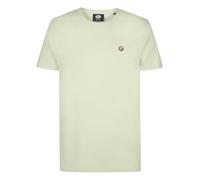 Rundhalsshirt PETROL INDUSTRIES, Herren, Gr. XXL, grün (desert sage), Jersey, Obermaterial: 100% Baumwolle, unifarben, casual, regular fit taillenbedeckt, Rundhals, Kurzarm gerader Abschluss, Shirts,