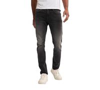 PETROL INDUSTRIES Hombre Men Denim Slim fit Jeans, Black Stone, 31W x 32L