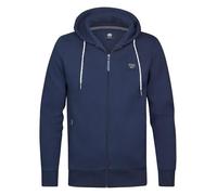 PETROL INDUSTRIES Hombre Men Sweater Hooded Zip, Navy Blue, XXXL