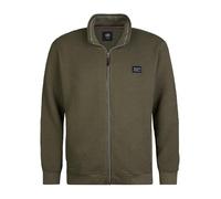 Petrol Industries - Lässiger Cardigan in Plus Size Sitka Grün 6XL