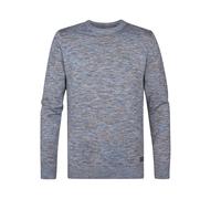 Petrol Industries - Melierter Pulover Dover Blau M