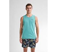 PETROL INDUSTRIES, Men Singlet R-Neck, M-1050-SLR750, Aqua Green, L