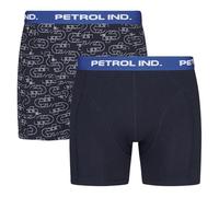 PETROL INDUSTRIES, Men Underwear Boxer 2-Pack, M-1050-BXR203, Navy Blue, XXL
