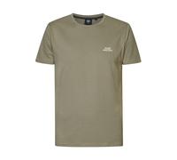 Petrol Industries Modern Fit T-Shirt Rundhals dunkelgrün, Einfarbig