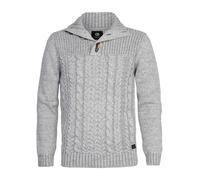 Petrol Industries Pullover in Hellgrau - Größe L | Herren Plussize