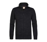 Petrol Industries Regular Fit Cardigan Deep Black, Faux-uni