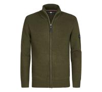 Petrol Industries Regular Fit Cardigan grün, Einfarbig