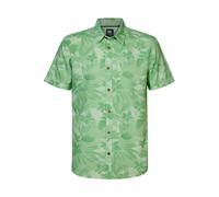 Petrol Industries Regular Fit Hemd Kurzarm grün