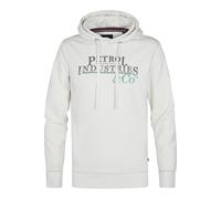 Petrol Industries Regular Fit Kapuzen Sweatshirt weiss, Bedruckt