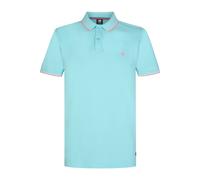 Petrol Industries Regular Fit Poloshirt Kurzarm hellblau
