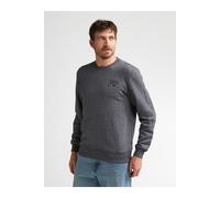 Sweatshirt PETROL INDUSTRIES, Herren, Gr. M (38), grau (iron steel), Sweatware, Obermaterial: 50% Baumwolle, 50% Polyester, meliert, regular fit, Rundhals, Bündchen, Sweatshirts Sweatshirt, mit Rundha