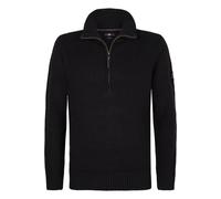 Petrol Industries Regular Fit Rollkragenpullover schwarz, Einfarbig