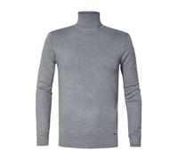 Rollkragenpullover PETROL INDUSTRIES Gr. XL (52/54), grau (hellgrau, meliert) Herren Pullover (56173947-XL) hellgrau, meliert