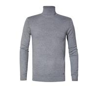 Petrol Industries Regular Fit Rollkragenpullover Light Slate, Meliert
