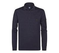 Petrol Industries Regular Fit Rollkragenpullover marine, Einfarbig