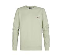 Petrol Industries Herren Sweatshirt - Regular Fit - Rundhalsausschnitt - Pullover - Herrenbekleidung - Grün - XXXL