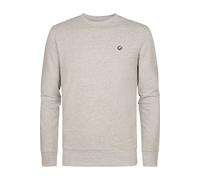 Petrol Industries Regular Fit Sweatshirt Rundhalsgrau, Einfarbig