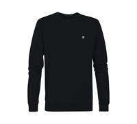 Petrol Industries Herren Sweatshirt - Regular Fit - Rundhalsausschnitt - Pullover - Herrenbekleidung - Schwarz - M