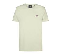 Petrol Industries Regular Fit T-Shirt Rundhals hellgrün, Einfarbig