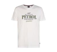 Petrol Industries Regular Fit T-Shirt weiss, Bedruckt