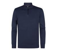 Petrol Industries Regular Fit Troyer blau, Einfarbig
