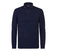 Petrol Industries Regular Fit Troyer marine, Einfarbig