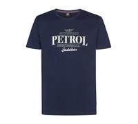 Petrol Industries Regular Fit T-Shirt dunkelblau, Bedruckt