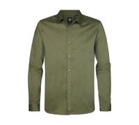 Petrol Industries Slim Fit Hemd grün, Einfarbig