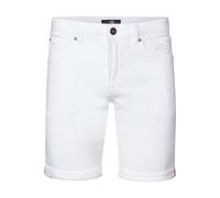 Petrol Industries Slim Fit Kurze Jeans Bright White, Einfarbig