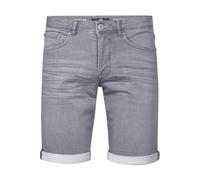 Petrol Industries Slim Fit Kurze Jeans Light Grey, Einfarbig
