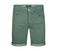 Petrol Industries Slim Fit Kurze Jeans Oil Green, Einfarbig