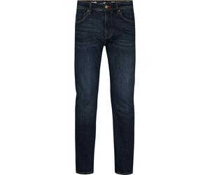 Petrol Industries Straight Fit Jeans dunkelblau, Used-Look