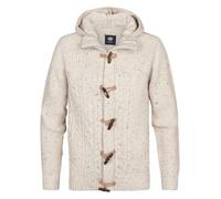 Petrol Industries - Strickjacke mit Zopfmuster Anchorage Herren - Weiß 2XL