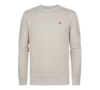 Petrol Industries Regular Fit Sweatshirt Rundhalsgrau, Einfarbig