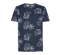 Petrol Industries - T-Shirt mit Allover-Print Grafito Blau XXXL