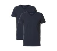 Petrol Industries - T-shirt V-Neck Lot de 2 Basic Hommes - Bleu XS