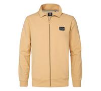 PETROL INDUSTRIES Unisex Men Collar Zip Sweater, Sunray, L