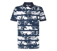 Petrol Poloshirt in Dunkelblau - Größe M | Herren Plussize