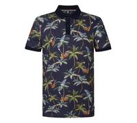 Petrol Poloshirt in Dunkelblau - Größe XXL | Herren Plussize