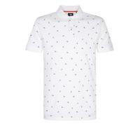 Petrol Poloshirt in Weiß - Größe XL | Herren Plussize