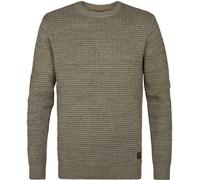 Petrol Pullover Toledo Structure Olive - Größe XL Grün XL