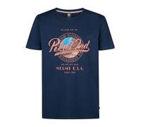 Petrol Shirt in Dunkelblau - Größe L | Herren Plussize