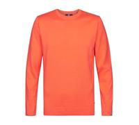 Rundhalspullover PETROL INDUSTRIES, Herren, Gr. XL (42), fiery coral, Strick, Obermaterial: 50% Baumwolle, 50% Polyacryl, regular fit hüftbedeckend, Rundhals, Bündchen, Pullover Rundhalspullover, Mate