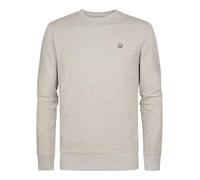 Petrol Industries Regular Fit Sweatshirt Rundhalsgrau, Einfarbig