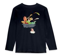 Pettersson Und Findus Im Topf Mit Fischen Kinder Premium Langarmshirt