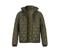 PEUTEREY Daunenjacke Herren Stehkragen Mikrofaser grün, L