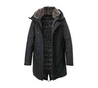 PEUTEREY Daunenparka Herren Baumwolle blau, M