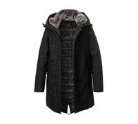 PEUTEREY Daunenparka Herren Baumwolle schwarz, XL